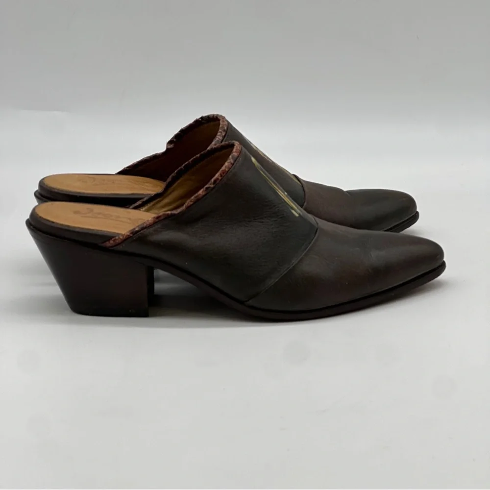 Icon Leather Mules. Size 7.5 - Picture 1 of 11